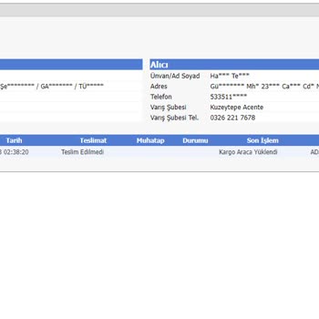 Sürat Kargo Paket Teslim Edilmedi