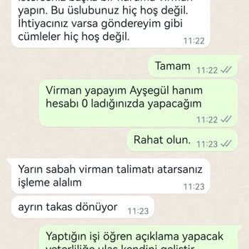 A1 Capital İletişimsizlik Bilgi Eksikliği Saygısızlık