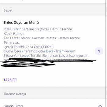 Terra Pizza 1 Buçuk Saat Sonra Sipariş İptali