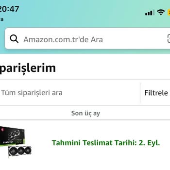 Amazon Kargoya Verilmeyen Ürün