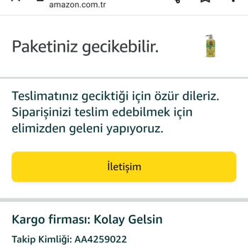 Kolay Gelsin Siparişim 13 Gündür Teslim Edilmedi