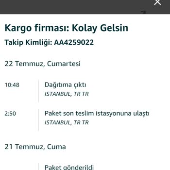 Kolay Gelsin Siparişim 13 Gündür Teslim Edilmedi