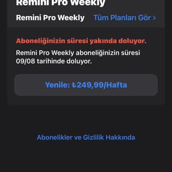 App Store'dan Remini Uygulaması Bir Anda Para Çekti Kartımdan