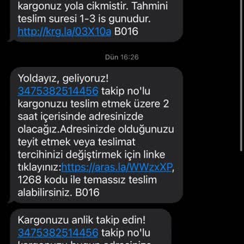 Aras Kargo Hasköy Şube Kargomuzu İletmiyor İnsanları Mağdur Ediyor