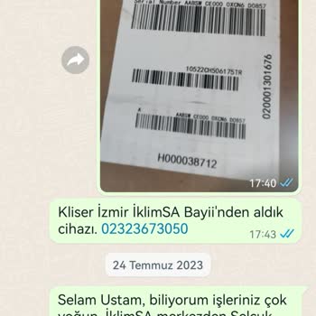 Klima Montajım İptal Edildi, İklimsa Çözüm Üretmiyor.