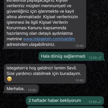 istegelsin 1 Aydır Ne Siparişim Geldi Ne De Ödemem İade Edildi
