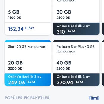 Turkcell Yüksek Tarife Ücreti