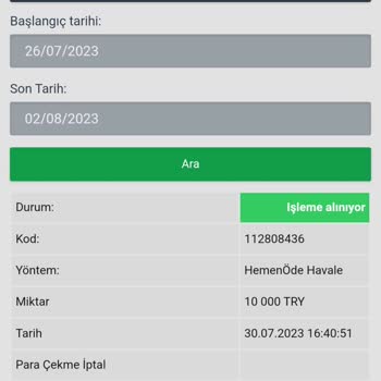 Betwoon Para Çekim Talebiyle İlgili Sorun