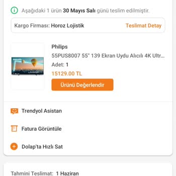 Trendyol Ürünün Arkasında Durmuyor