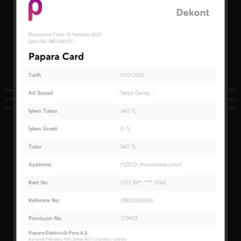 Muemwear Siparişim 1 Aydır Gelmedi