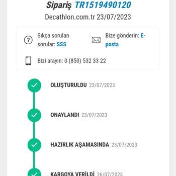 Decathlon 2 Haftadır Ürünümü Göndermedi