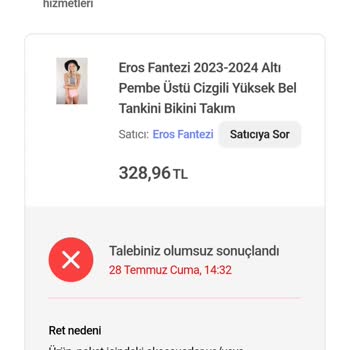 Hepsiburada İade Sorunu Yaşamaktayım.