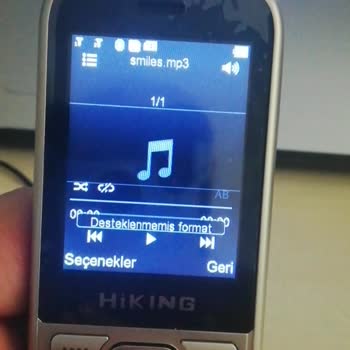 Hiking Telefon Desteklenmeyen Format