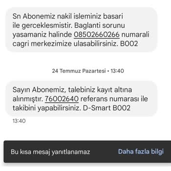 D-Smart İnternet Sinyal Problemi