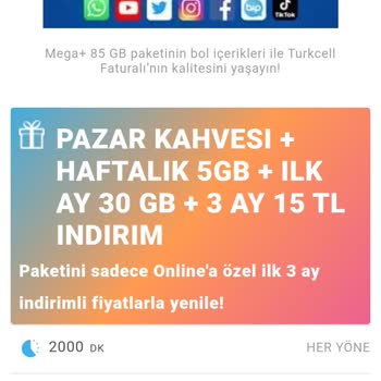 Turkcell Fahiş Fiyata Kampanya Yenilemesi