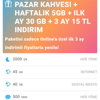 Turkcell Fahiş Fiyata Kampanya Yenilemesi