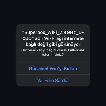Superonline Superbox İnternet Kullanamama