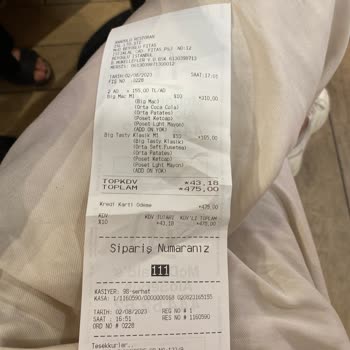 McDonald's Çiğ Et Şikayeti