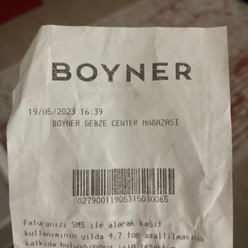 Gebze Boyner Mağazasından Aldığım Adidas Bayan Ayakkabıyla İlgili Sorun