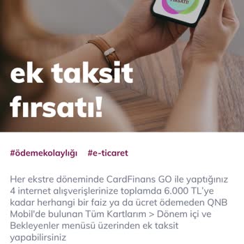 QNB Finansbank Taksit Ve Öteleme Yapmada Sorun Yaşıyorum