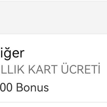 Garanti BBVA Alınmayacak Denilen Kart Aidatı