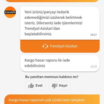 Yurtiçi Kargo Hasarlı Ürün Teslimi
