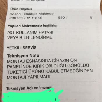 Bosch - Hasar Tutanağı