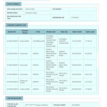 ING Banka Kartı Yanlış Adrese Teslim Edildi