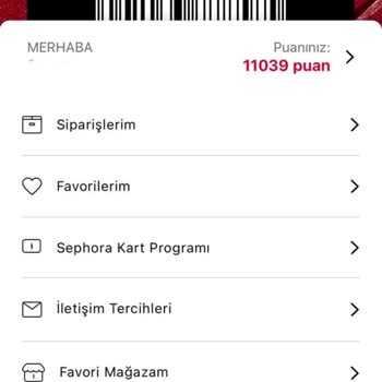 Sephora Kart Puanlarının Kendi Kendine Silinmesi