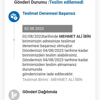 MNG Kargo Adrese Teslim Edilemedi Bahanesi