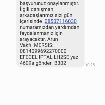 Arun Vakfı'na Sosyal Yardım Başvurusu