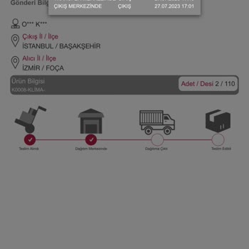 Horoz Lojistik Kargomu Getirmiyor, Transfer Merkezinde Yazıyor.
