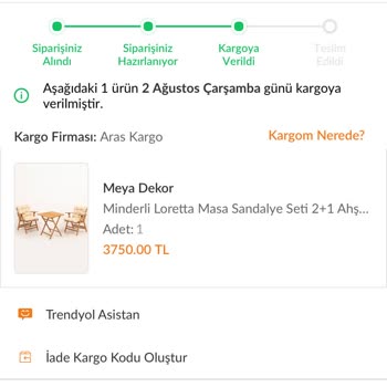 Meya Dekor Fiyat Arttırıp Siparişi İptal Ettiriyor