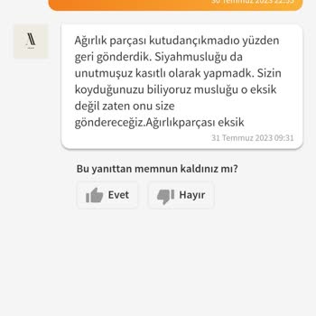 Trendyol İade Sorunumu Çözmüyor.