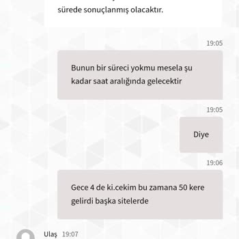 Cadde Bet Çekim Talebim Onaylamıyor