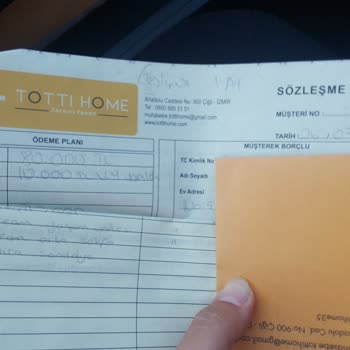 Totti Home'dan Mobilya Alma Pişmanlığı