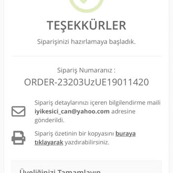 Sivricem Zeytinyağları Ürün Elime Geçmedi Ve Firma Cevap Vermiyor