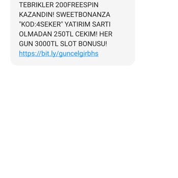 Turkcell Bahis Sitelerinden Gelen Rahatsız Edici Mesajlar