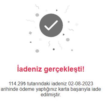 Yemeksepeti Market İadenizi Gerçekleştirdik Deyip Para Gelmemesi