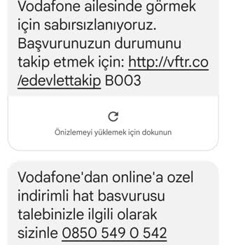 Vodafone'a Numara Taşıma İşlemi Mağduriyeti