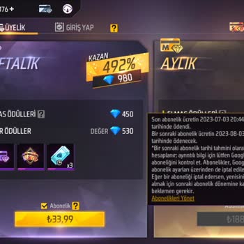 Garena Free Fire Para Kesildi Elmas Yok