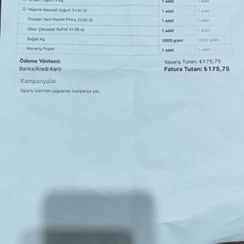 A101 Kapıda Siparişte Bilinçli Eksik Ürün Getirme