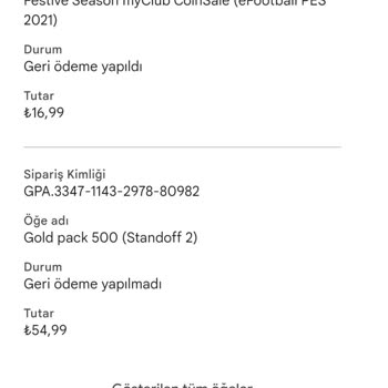 Axlebolt Standoff 2 İade Sorunu