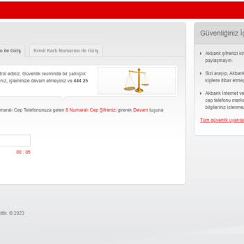 Akbank Telefonuma Şifre İçin SMS Mesajı Gelmiyor!