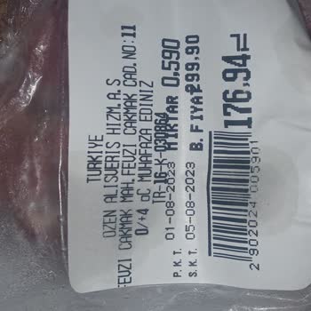 Onur Market Pişmeyen, Pembe Kalan Köfte?