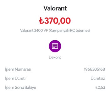 Valorant Aldığım Vp Gelmedi