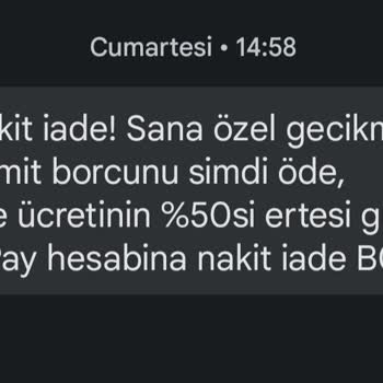 Money Pay Yaklaşık Bir Aydır Gecikme Faizi İademi Yatırmıyor