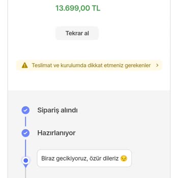 Grundig Hepsiburada Gönderilmeyen Ürün Mağduriyeti!
