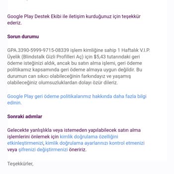 Google Play Hesabımdan Sürekli Çekim Yapıyor.