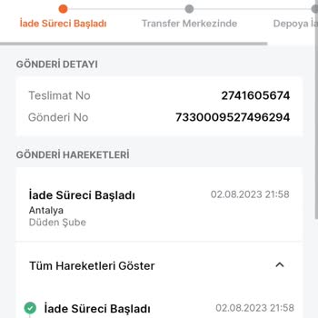 Trendyol Express Ürünümün Teslim Edilmemesi
